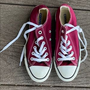 Maroon Converse